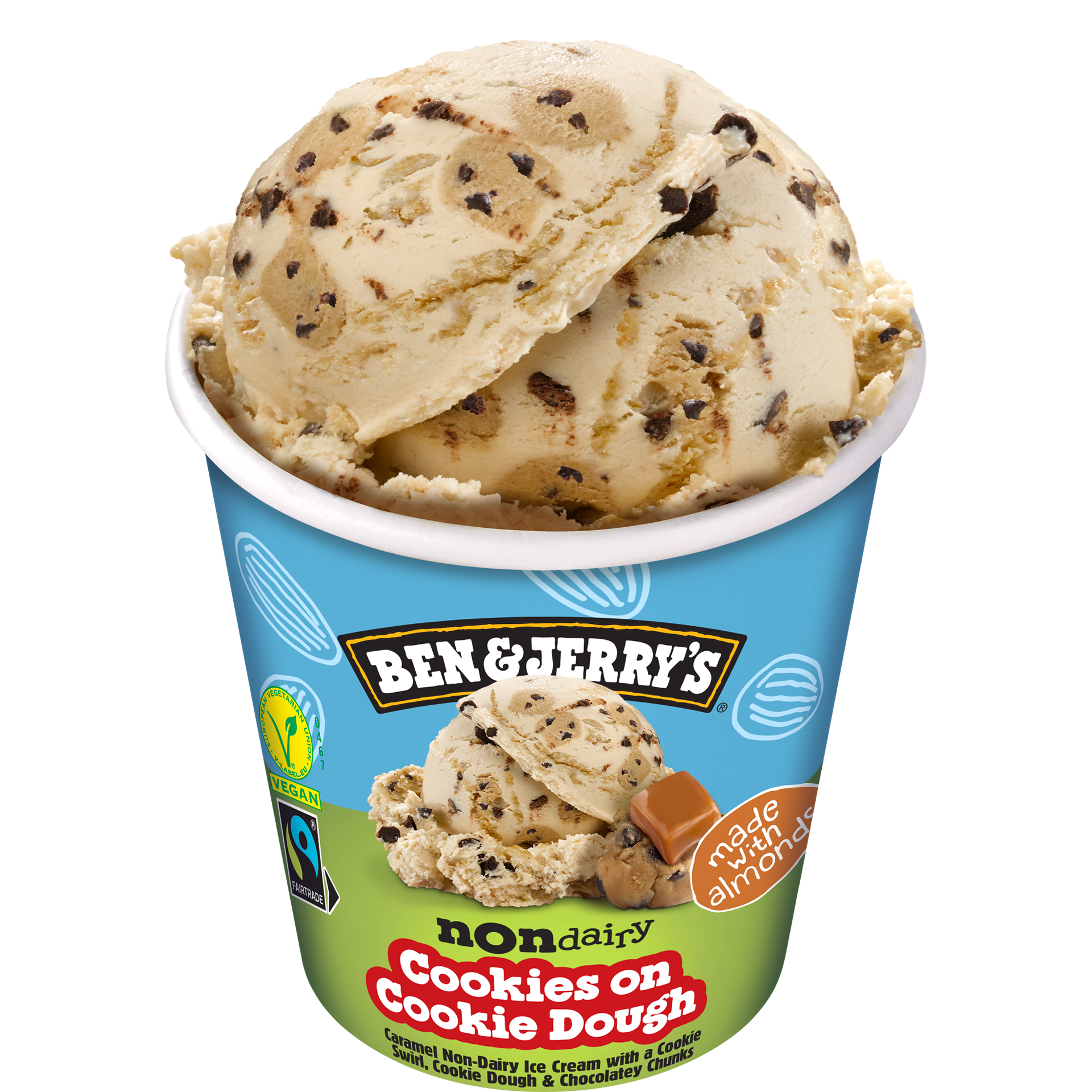 Cookies on Cookie Dough Non-Dairy Frozen Dessert Tubs