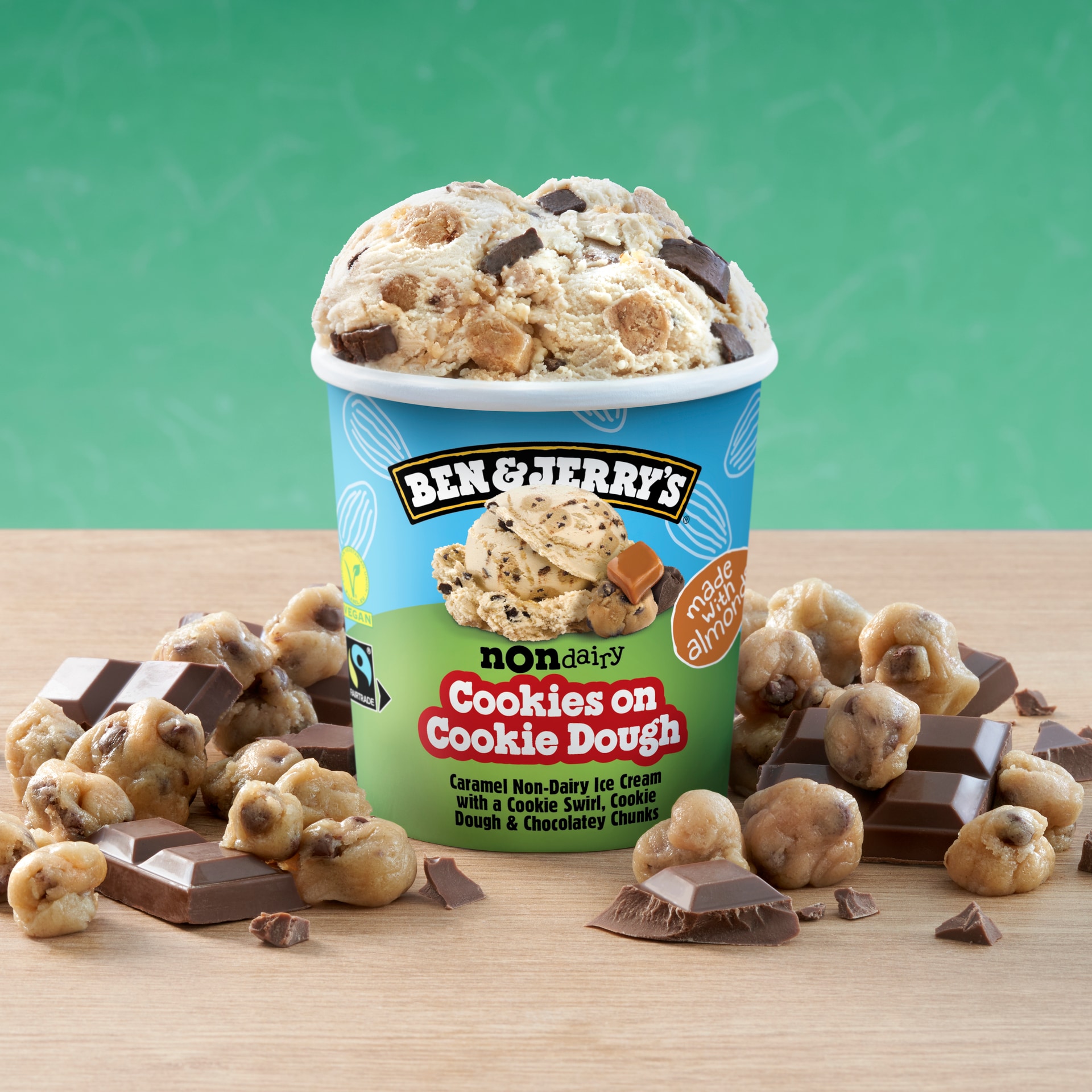 Cookies on Cookie Dough Non-Dairy Frozen Dessert Tubs