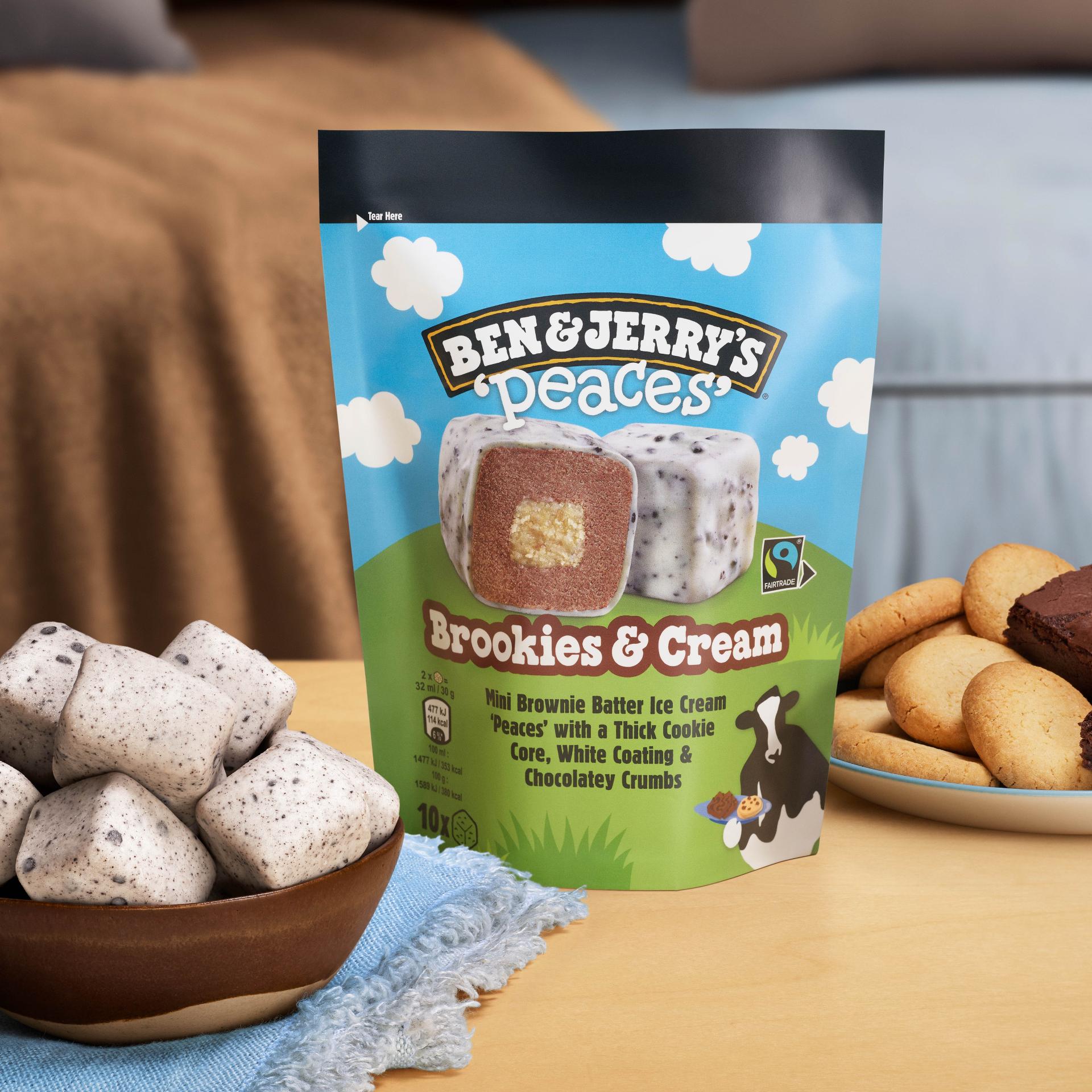 Brookies & Cream Peaces Original Ice Cream dough
