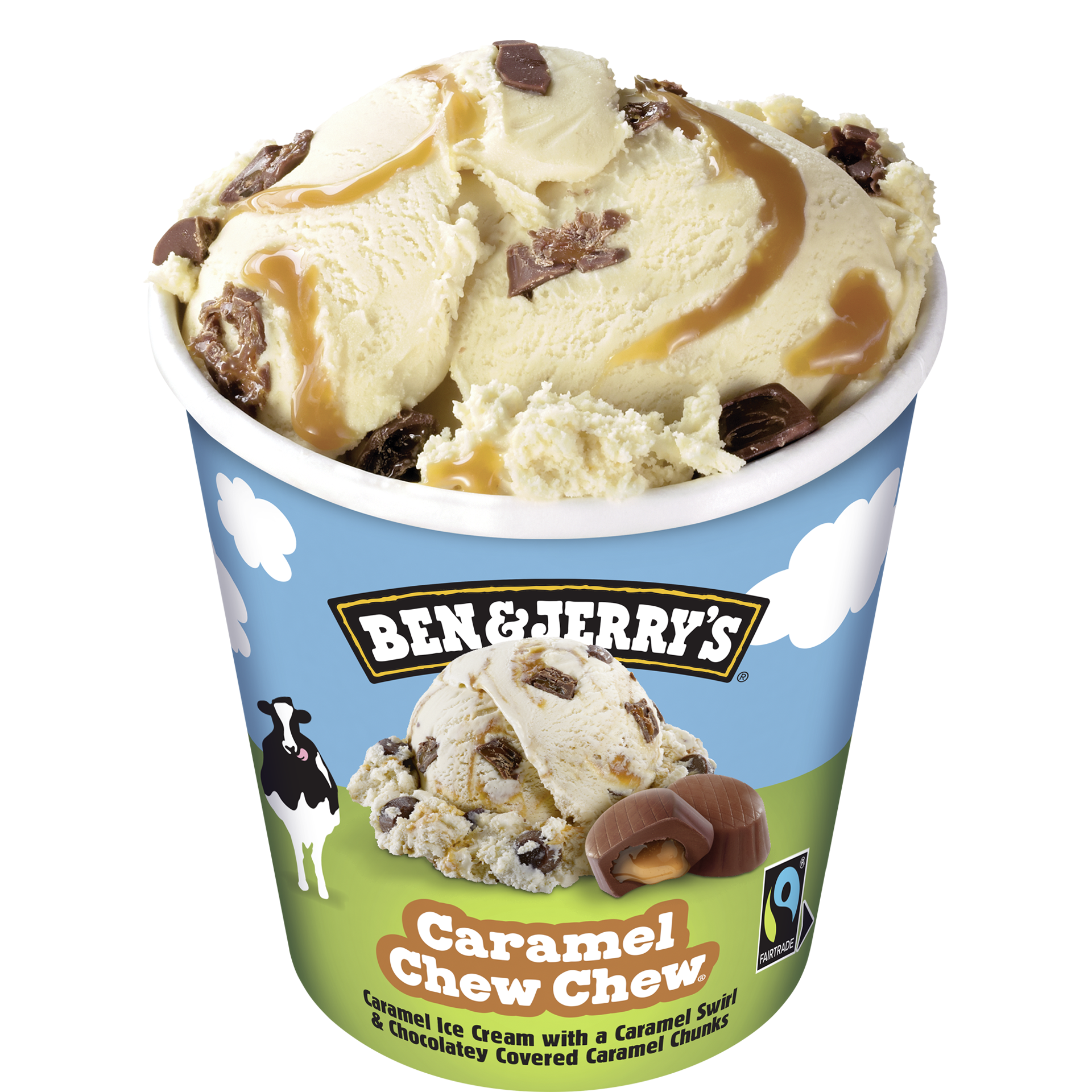 Caramel Chew Chew Original Ice Cream Tubs