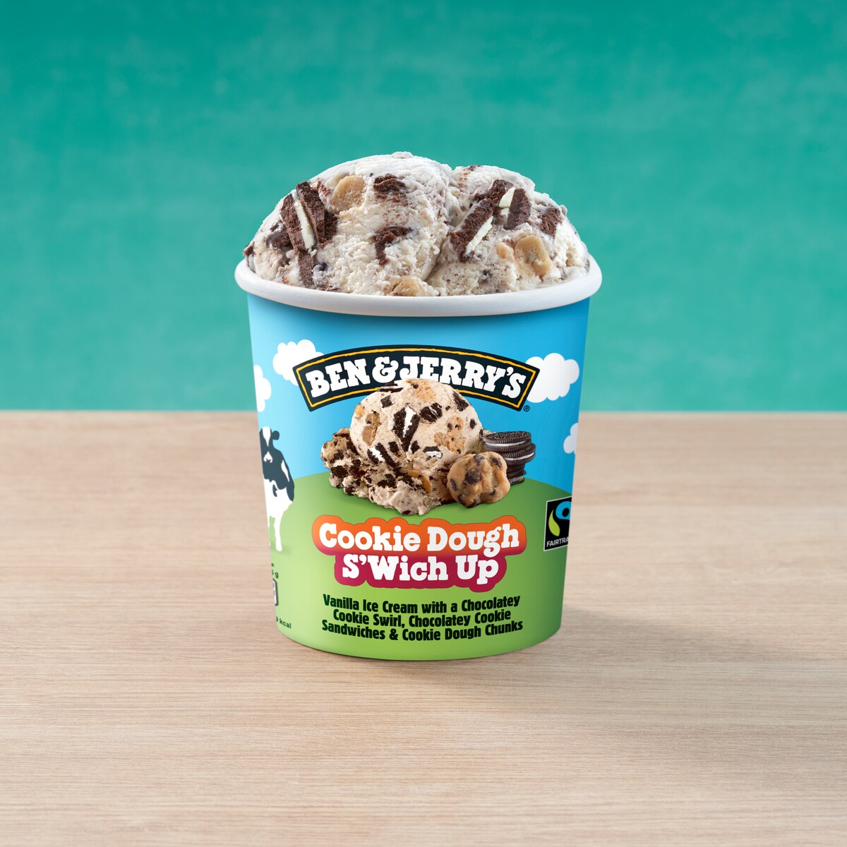 Cookie Dough S'Wich Up Ice Cream - Tub 3 / 4