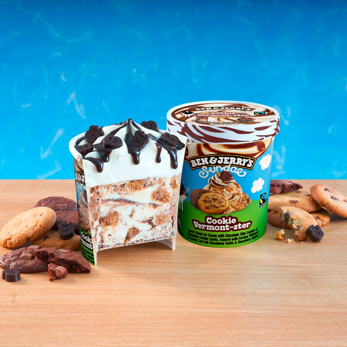 Cookie Vermont-ster Sundae - Tub 3 / 4