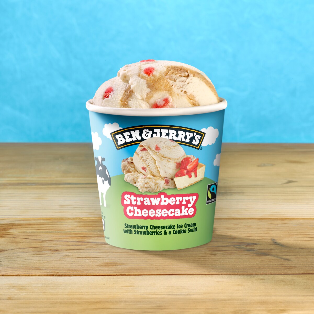 Strawberry Cheesecake Ice Cream - Tub 3 / 4
