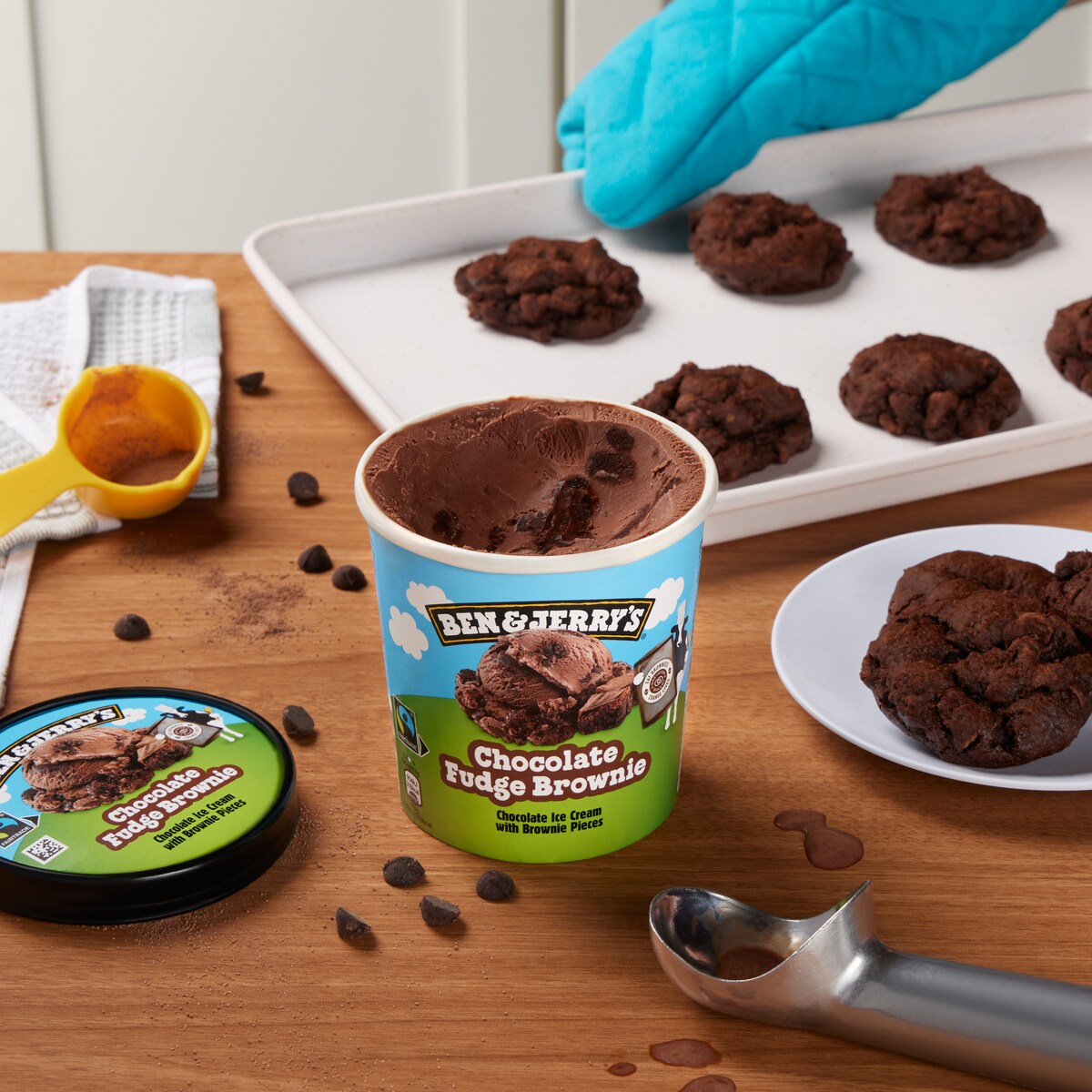 RECIPE: Double Chocolate Chip Ice Cream Cookies