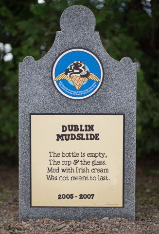 Dublin Mudslide gravestone
